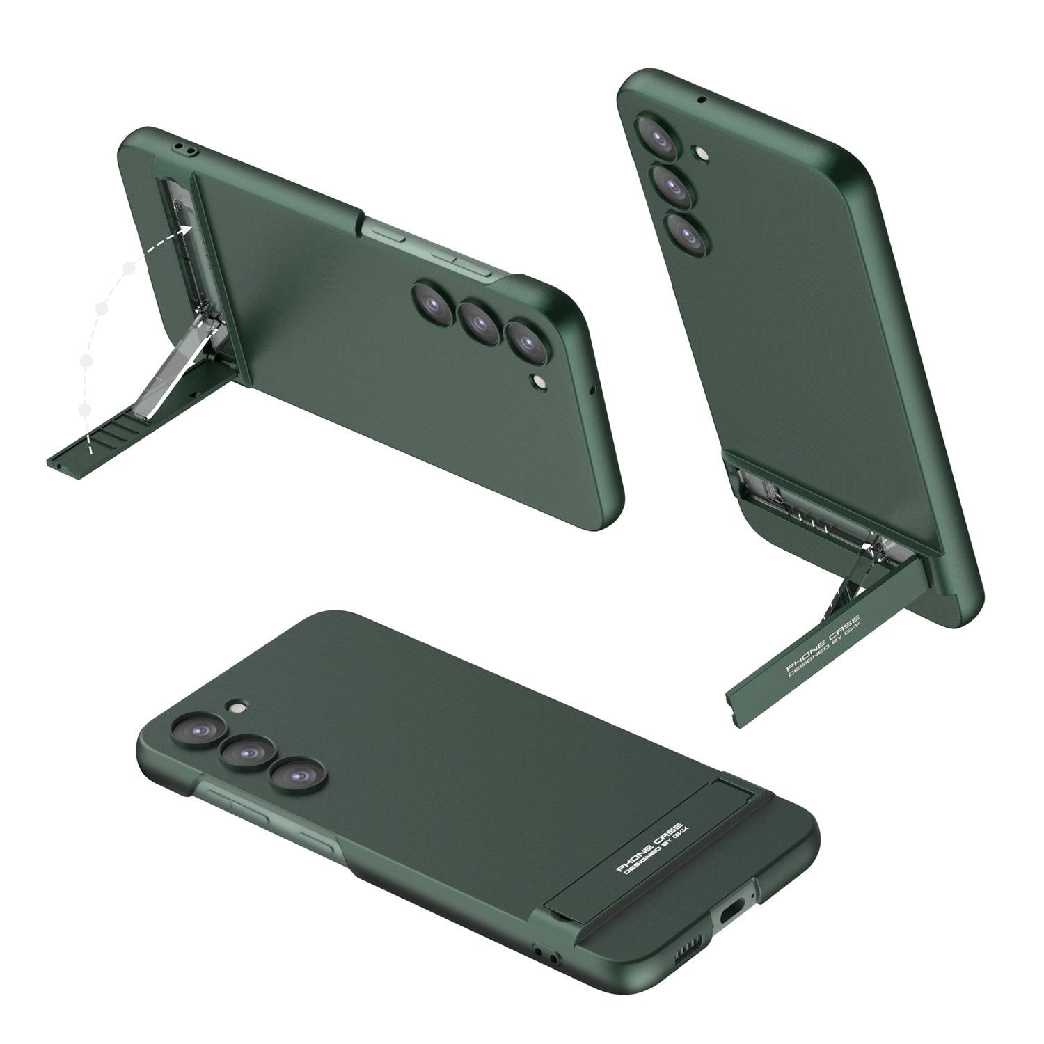 GKK For Samsung Galaxy S23 Kickstand Protective Phone Cover Rugged Hard PC Slim Case GKK For Samsung Galaxy S23 Kickstand Protective Phone Cover Rugged Hard PC Slim Case